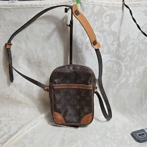 Louis Vuitton Brown Monogram Crossbody Bag PLEASE READ